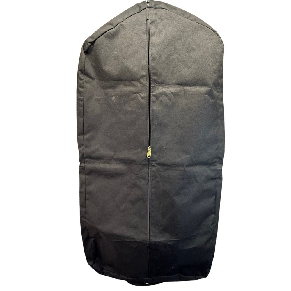 London Fog - Canvas Lightweight Garment Bag‎ / Hanging Clothes black